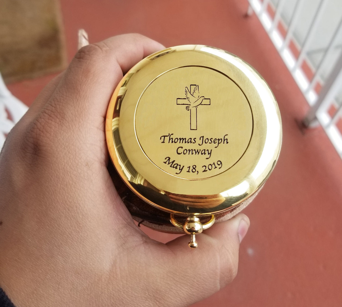 PERSONALIZED SUNDIAL COMPASS, engraved compass, custom compass, groomsmen gift, wedding gift, anniversary gift, mens gift, mothers day