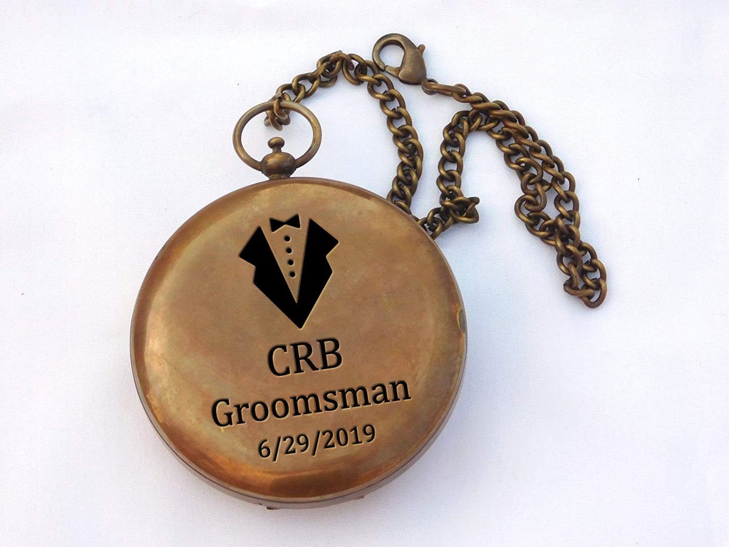 Personalized Compass - Engraved compass - Wood Box / Leather Pouch - Wedding gift, Birthday Gift, Groomsmen gift, Mens Gift, mothers day