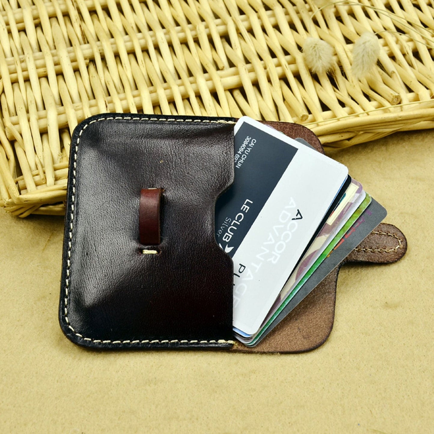personalized card holder, minimalist wallet, custom leather gift, mens gift, womens gift, groomsmen gift, business card case, mothers day