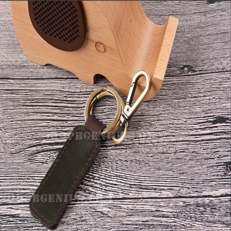 Personalized Keychain, leather keychain, groomsmen gift, monogram keyring, name keychain, couples keychain, Stocking Stuffer, fathers day