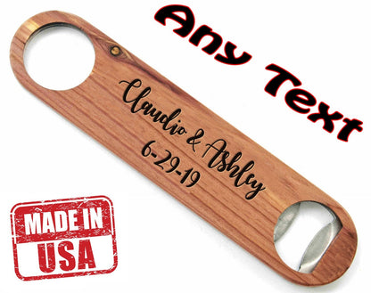 Groomsmen Gift Idea, Personalized Bottle Opener, Wedding Gift, Bar Blade, Groomsman Gift, Mens Gift, Man Cave gift, fathers day