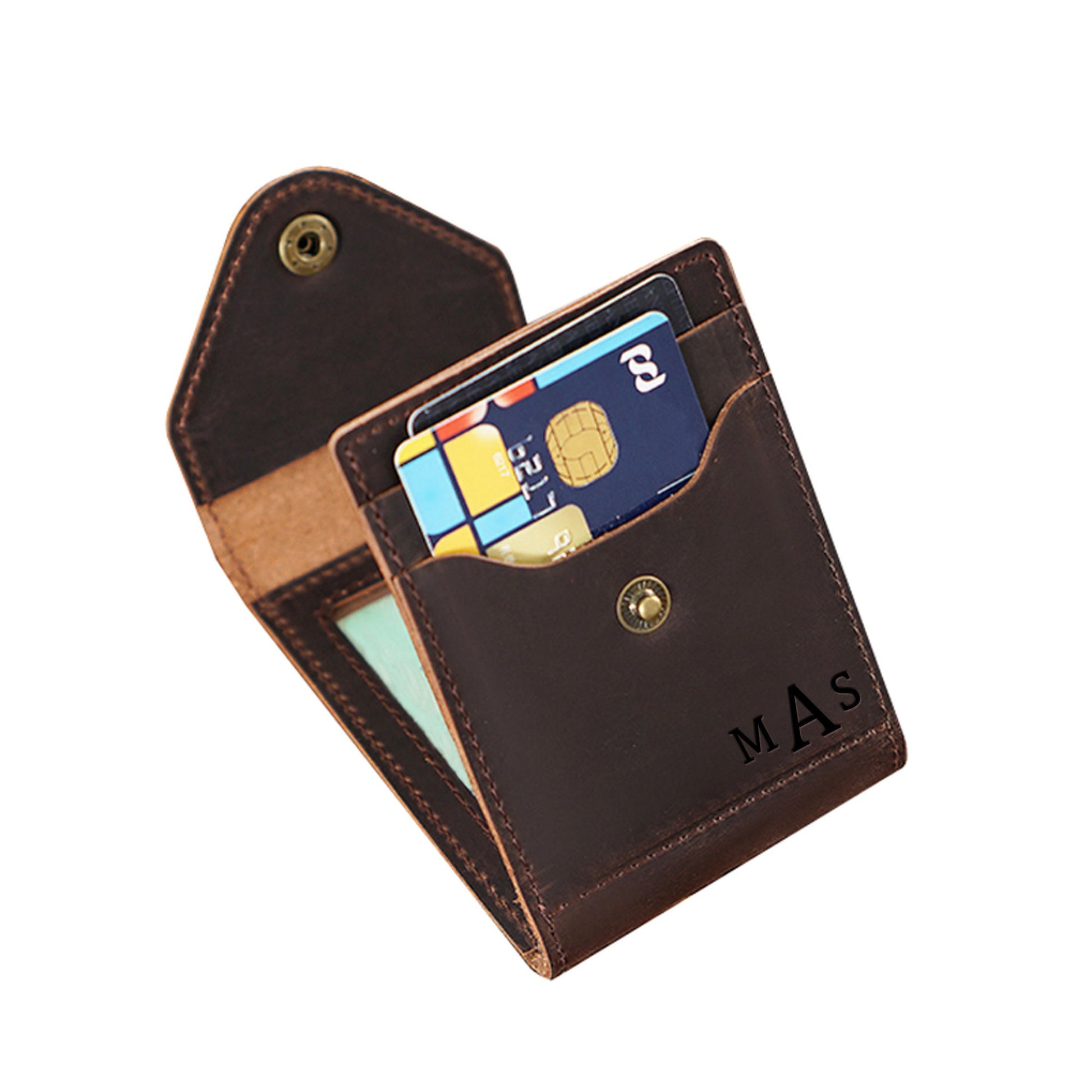 Men's Leather Wallet | Personalized Leather Wallet | SHOPBGENIUS