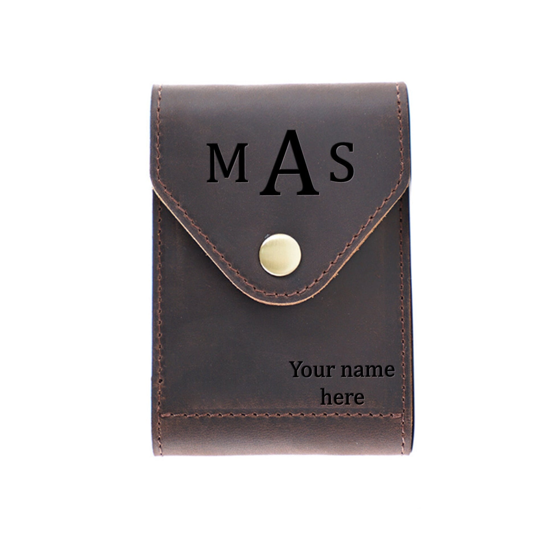 Men's Leather Wallet | Personalized Leather Wallet | SHOPBGENIUS