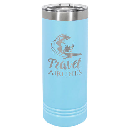Custom tumbler, engraved mug, personalized tumbler, skinny tumbler, travel mug, insulated cup, double wall mug, bridesmaids gift, valentines