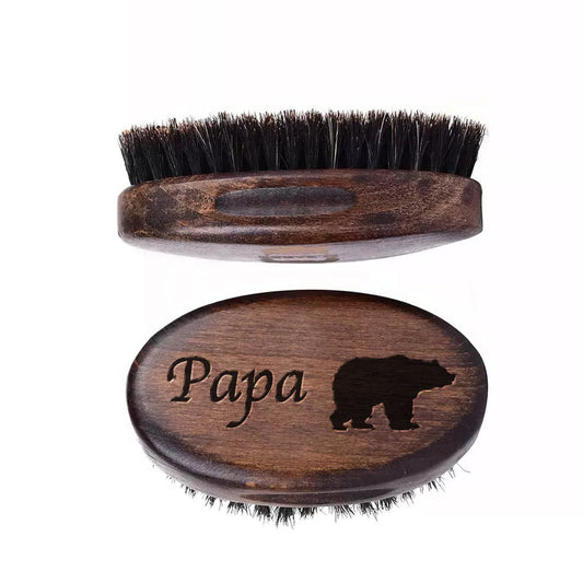 Custom Beard Brush, Personalized beard brush, grooming brush, groomsmen gift, mens gift, engraved wooden brush, mens dopp, fathers day