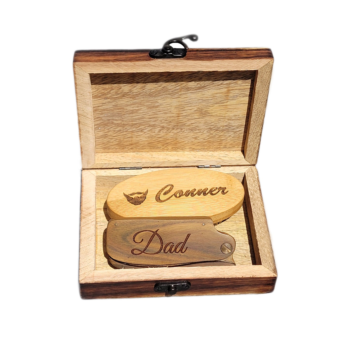 Mens Grooming Kit , Comb & Brush Gift Set, beard comb, beard brush, mens gift, gifts for men, engraved comb, groomsmen, fathers day