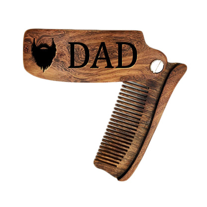 Mens Grooming Kit , Comb & Brush Gift Set, beard comb, beard brush, mens gift, gifts for men, engraved comb, groomsmen, fathers day